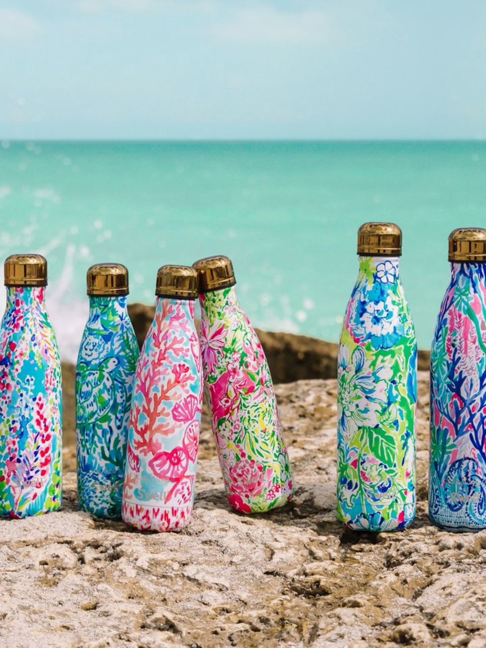 Lilly Pulitzer x Swell Tropical Insulated Bottle Collection